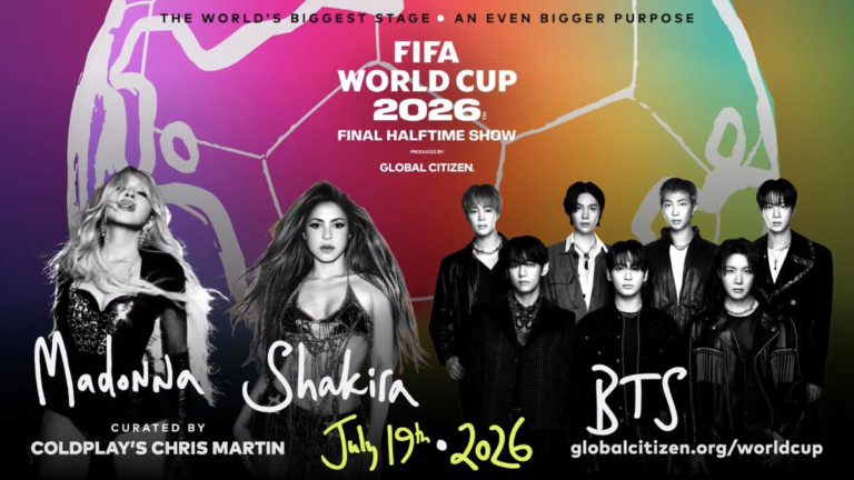 Shakira, Madonna & BTS to Headline First-Ever World Cup Final Halftime Show